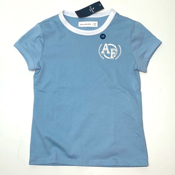 🔥ABERCROMBIE KIDS T-SHIRT SZ 7/8 girl New - Picture 1 of 3